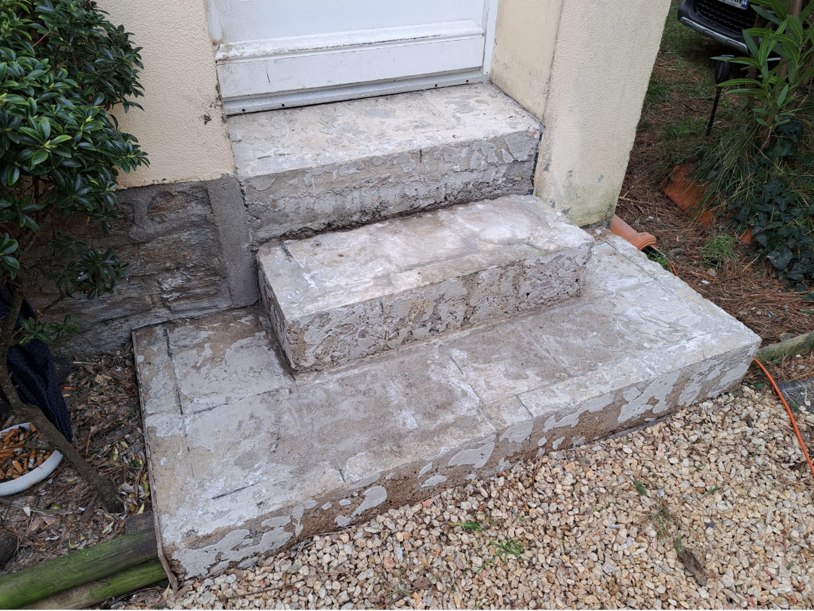 Transformation escalier extérieur par les Services Grizaut (44)